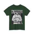 Vintage Chicago Baseball Photo T-Shirt — Retro Black & White Player Legend Tee