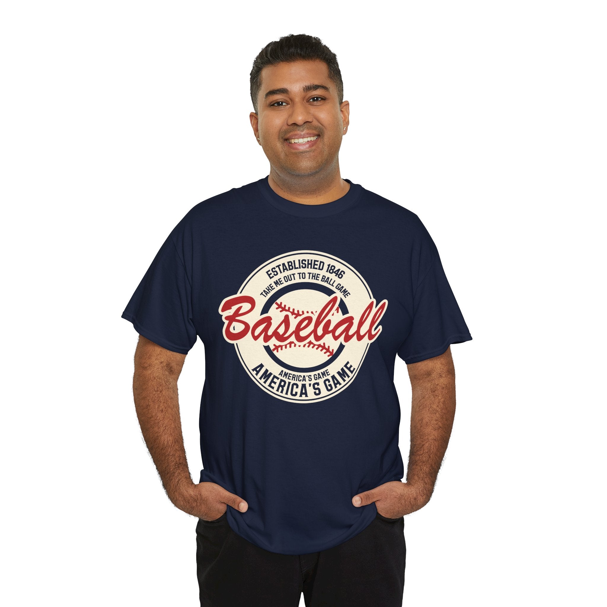 Vintage 'America's Game' Baseball T-Shirt — Retro Baseball Fan Tee